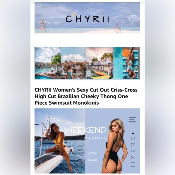 Pink One Piece Swimsuit with cutout - Picture 9 of 10